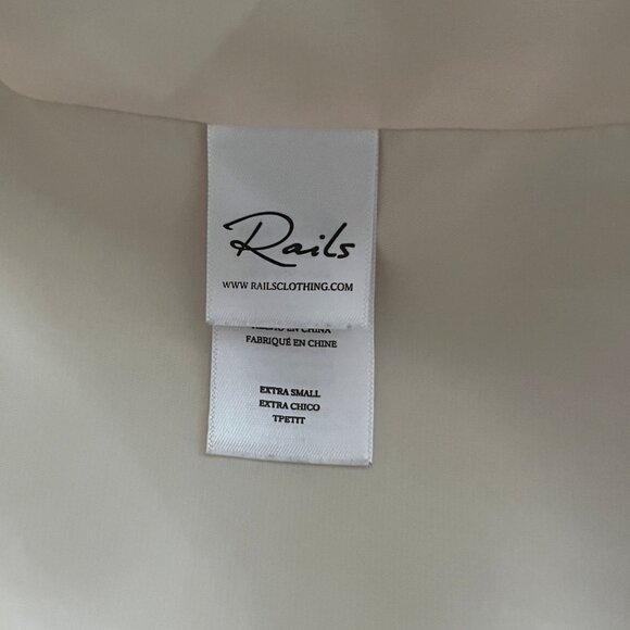 Rails Connie Shirt Jacket, Ivory Teddy, Size XS, EUC - Picture 7 of 9